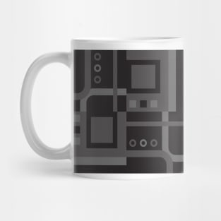 Geometric black Mug